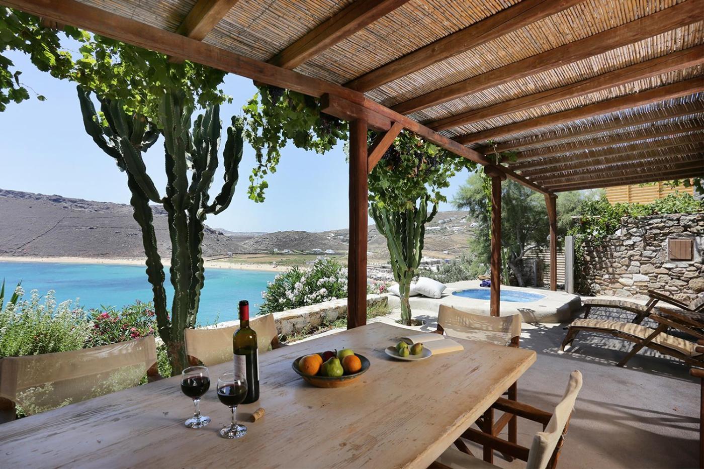 ホテル Albatros Club Mykonos Panormos  エクステリア 写真