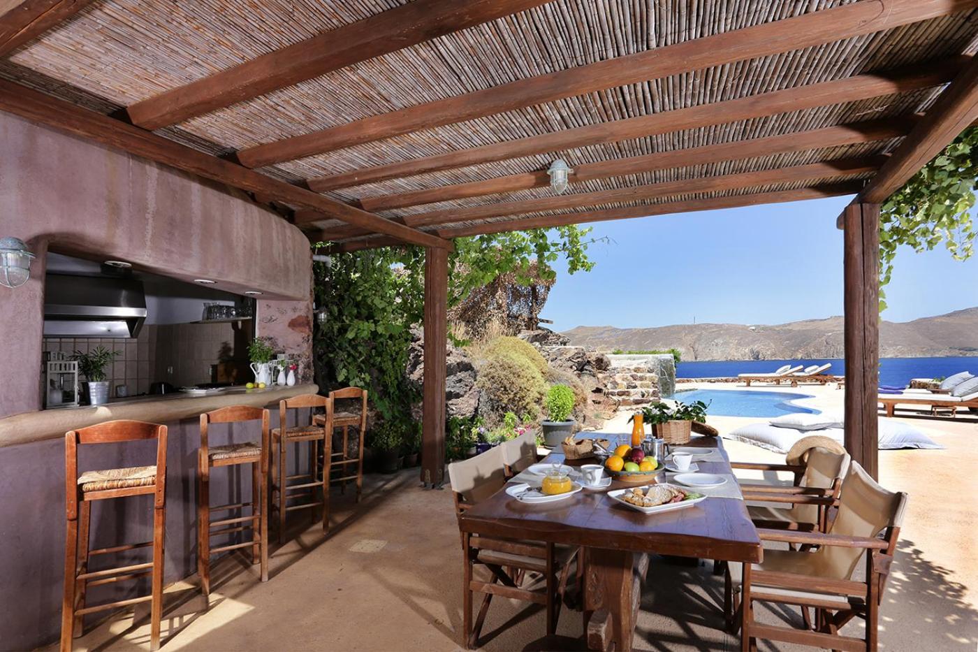 ホテル Albatros Club Mykonos Panormos  エクステリア 写真