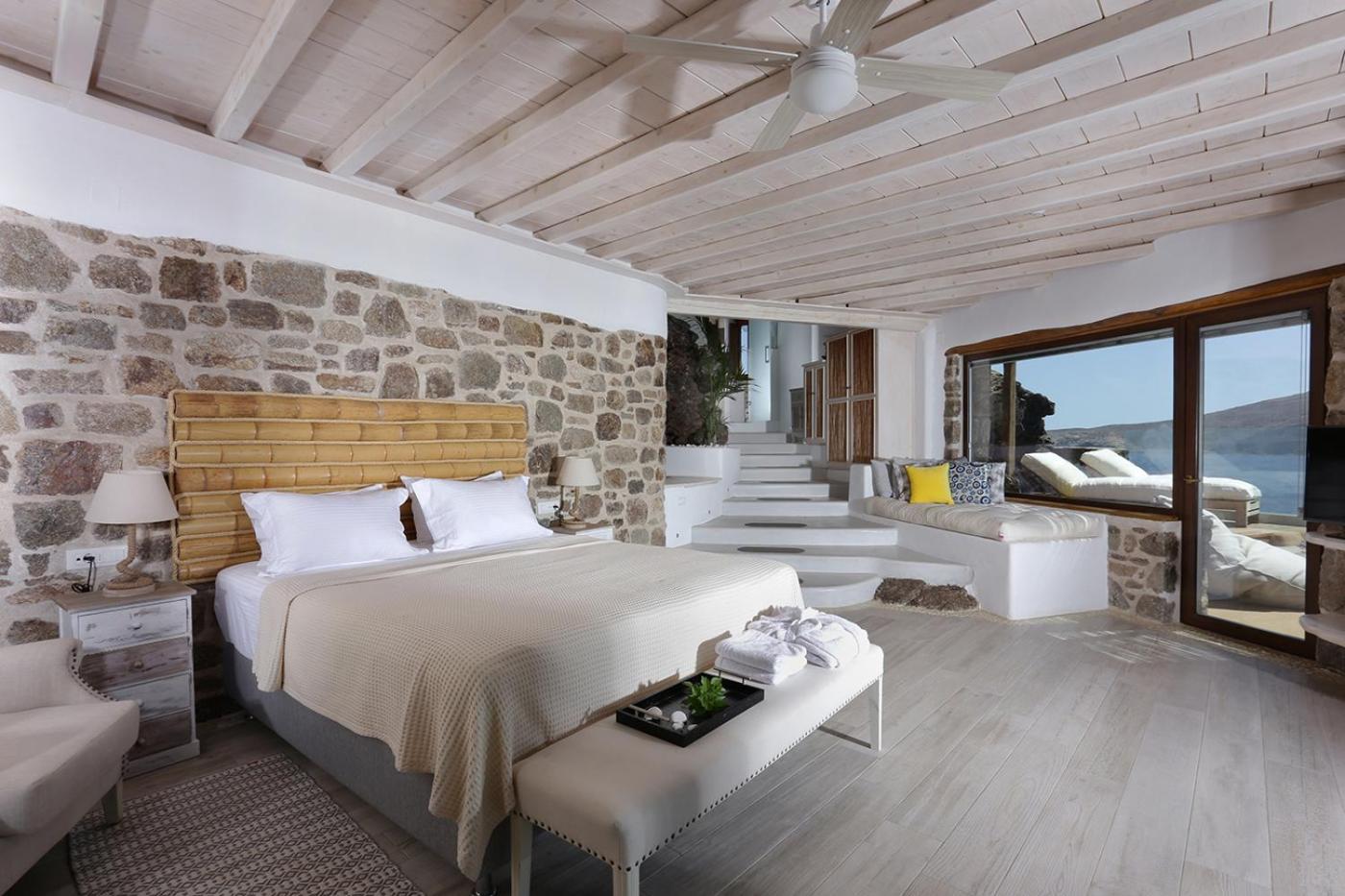 ホテル Albatros Club Mykonos Panormos  エクステリア 写真