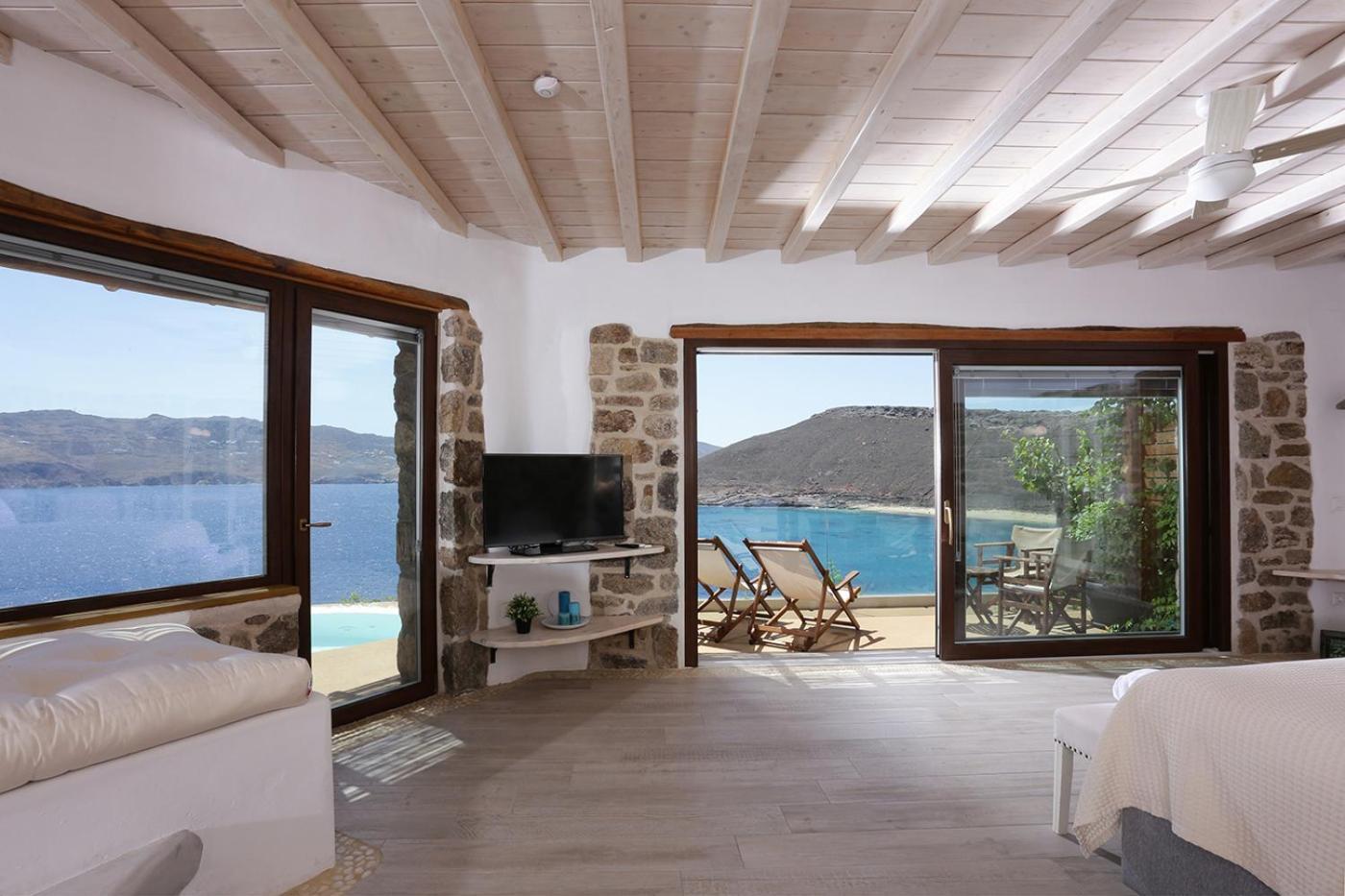 ホテル Albatros Club Mykonos Panormos  エクステリア 写真