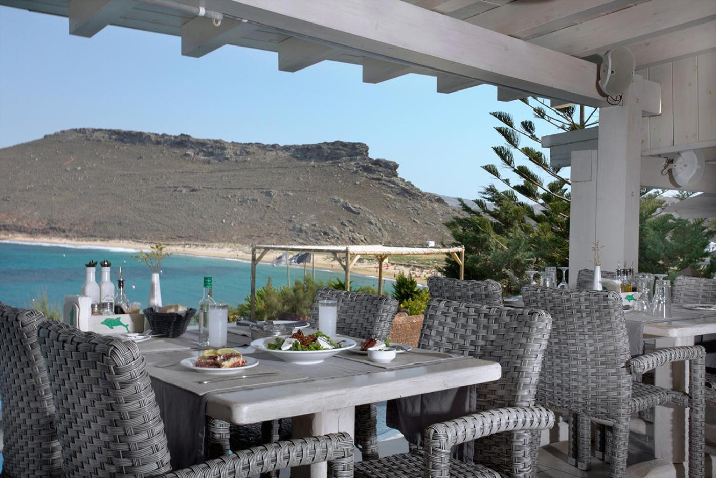 ホテル Albatros Club Mykonos Panormos  エクステリア 写真