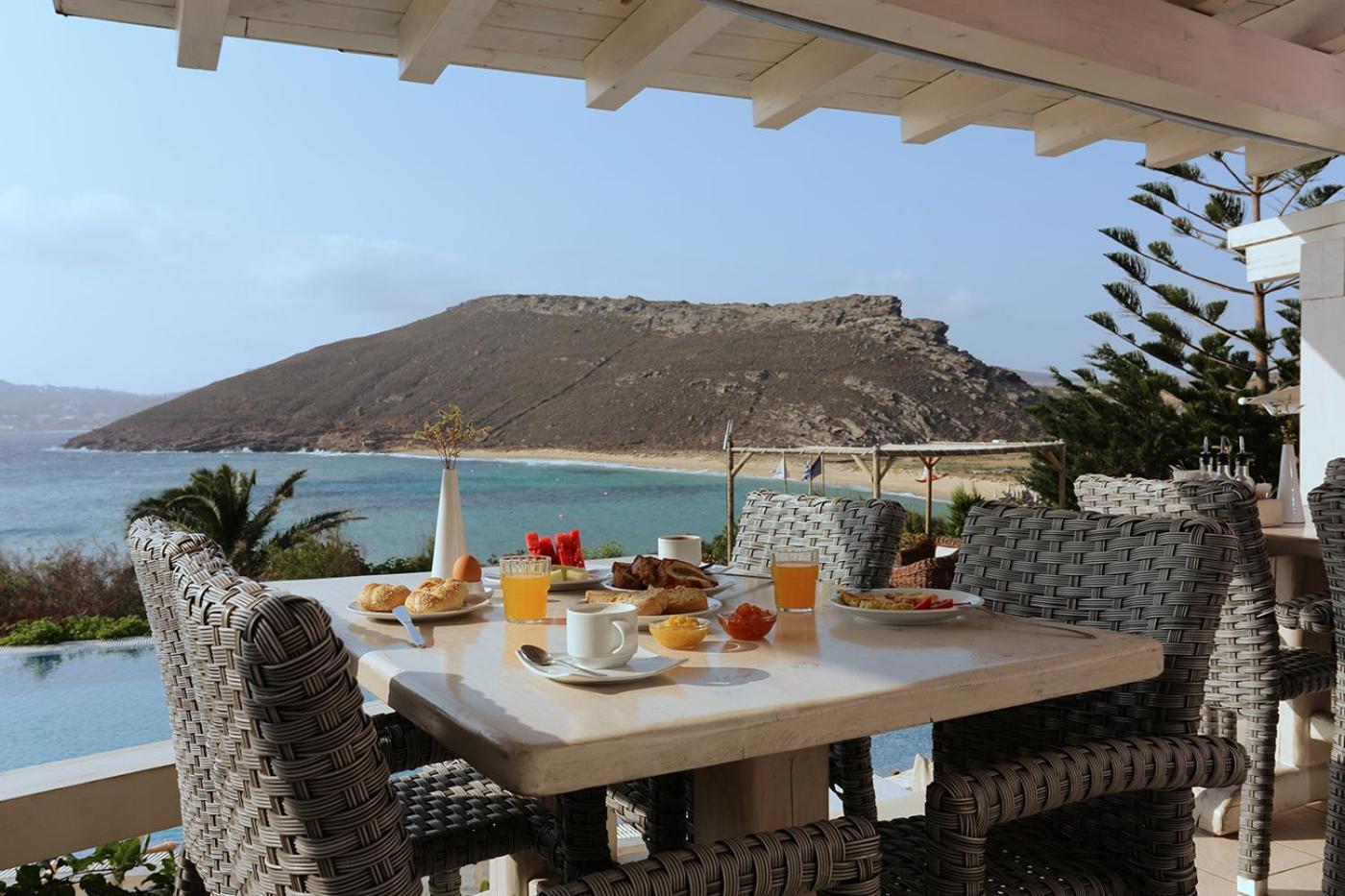 ホテル Albatros Club Mykonos Panormos  エクステリア 写真
