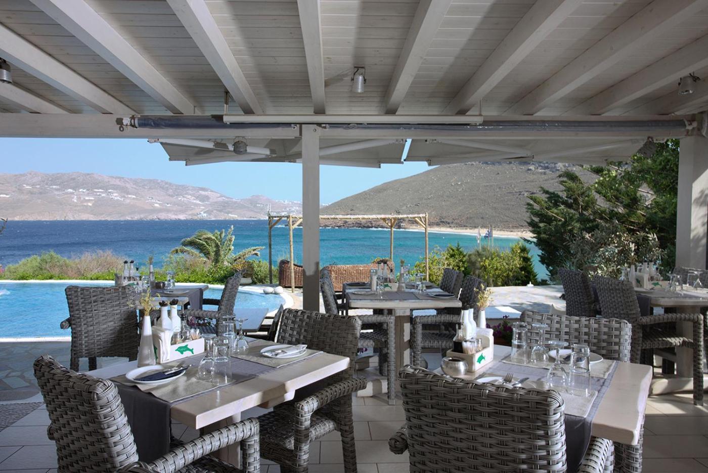 ホテル Albatros Club Mykonos Panormos  エクステリア 写真
