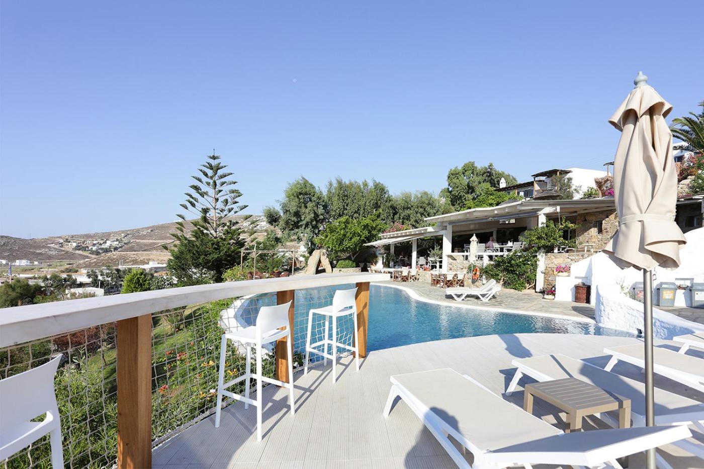 ホテル Albatros Club Mykonos Panormos  エクステリア 写真