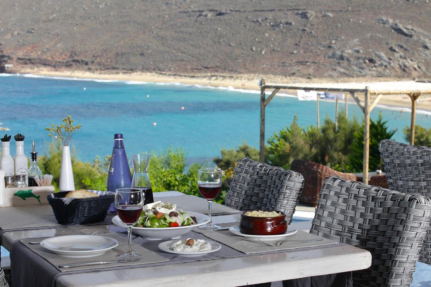 ホテル Albatros Club Mykonos Panormos  エクステリア 写真