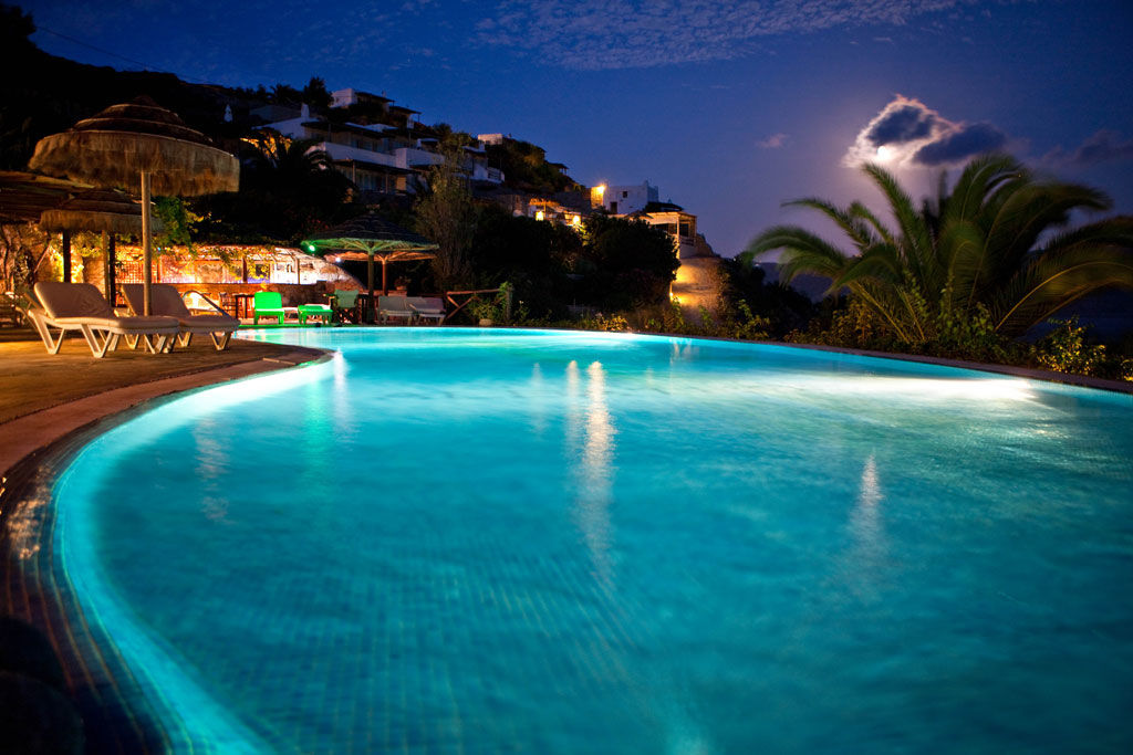 ホテル Albatros Club Mykonos Panormos  エクステリア 写真
